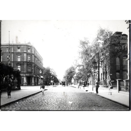 Zabrze - narożnik ul. Lutra i ul. 3 maja / Hindenburg O.S. Schechestr., Dorotheenstr.