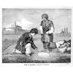 "Gra w guziki. Rysował W. Grabowski. (6358)"