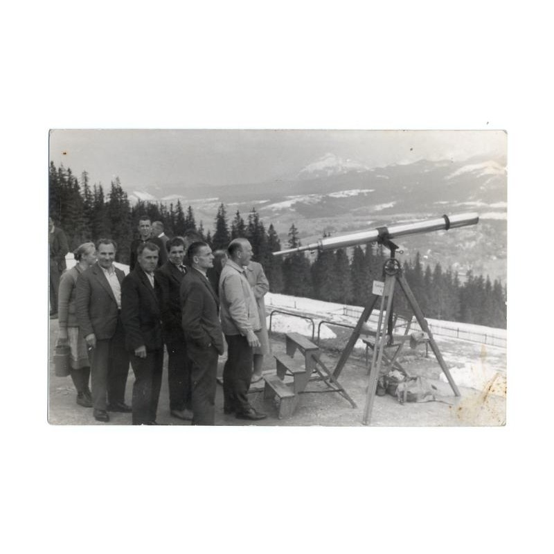 "dn. 2.6.66r Zakopane Gubałówka widok na szczyt Giewont i Kasprowy Wierch"