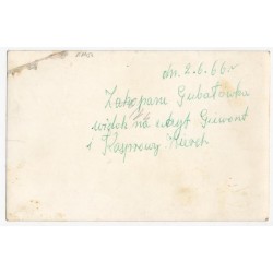 "dn. 2.6.66r Zakopane Gubałówka widok na szczyt Giewont i Kasprowy Wierch"
