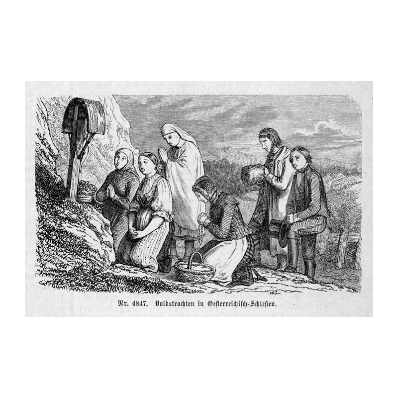 "Nr. 4847. Volkstrachten in Oesterreichisch-Schlesien."