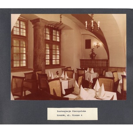 "Restauracja Staropolska / Kraków, ul. Sienna 4"