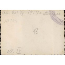 "dn. 24.V.1934r Łosień No 101 Kl. IV"