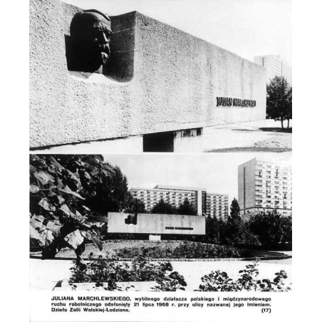 "POMNIKI WARSZAWY. Cz. 1. (17) JULIANA MARCHLEWSKIEGO"