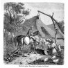 "Mecklenburgischer Bauernhof in Biestow bei Rostock."