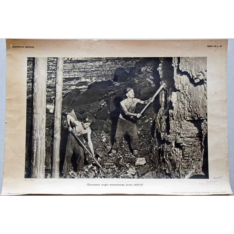 "Obrywanie węgla wzruszonego przez odstrzał"