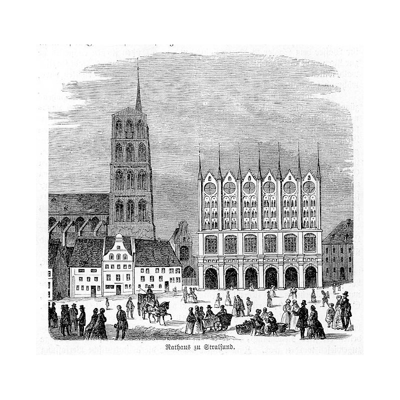 "Rathaus zu Stralsund."