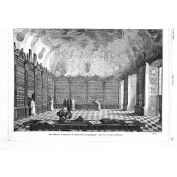 "Sala Biblioteki w klasztorze na Jasnéj Górze w Częstochowie. Rysował z natury A. Głębocki. (3796)"