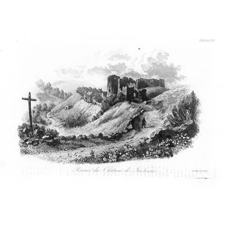 "Ruines du Chateau de Jazlowiec"