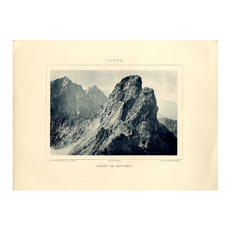 Tatry. Ganek od Wschodu / "TATRY. GANEK OD WSCHODU."