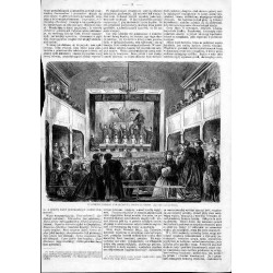 Ciągnienie Loterii Towarzystwa Dobroczynności / "CIĄGNIENIE LOTERYI TOWARZYSTWA DOBROCZYNNOŚCI. (Rysował z natury Pillati)."