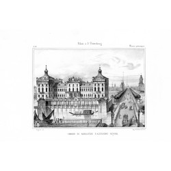 "Nº. 19. Palais á St. Pétersbourg. CHEMIN DU MONASTÈRE D'ALEXANDRE NEWSKI."