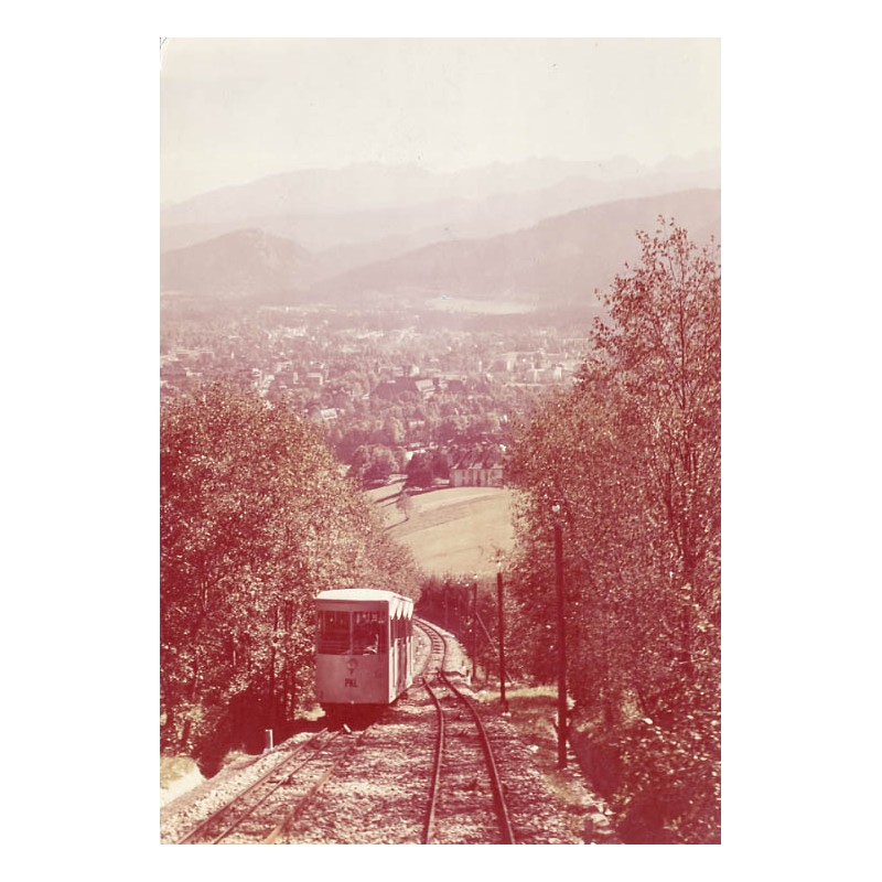 "Zakopane - kolejka linowa na Gubałówkę 26-1186 Zam. 284/62 1066 [...] [19]61"