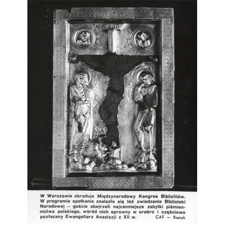 "W Warszawie obraduje Międzynarodowy Kongres Bibliofilów [...] zwiedzanie Biblioteki Narodowej [...] oprawny i częściowo pozłaca