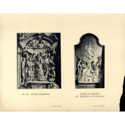 Ołtarz koźmiński. Rzeźba w kościele św. Wojciecha w Poznaniu / "TAB. XIII. OŁTARZ KOŹMIŃSKI. RZEŹBA W KOŚCIELE ŚW. WOJCIECHA W P