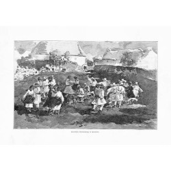 "Polnischer Nationaltanz in Podolien."