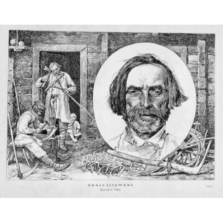 "Szkic litewski. Rysował J. Fałat. (1265)"