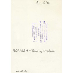 "ROGALIN - Pałac, wnętrze. 31-1244 A-6814"