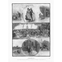 Manon / ""MANON," opera Juliusza Masseneta, wystawiona po raz piérwszy w Warszawie d. 3-go kwietnia r. b. (2398)"