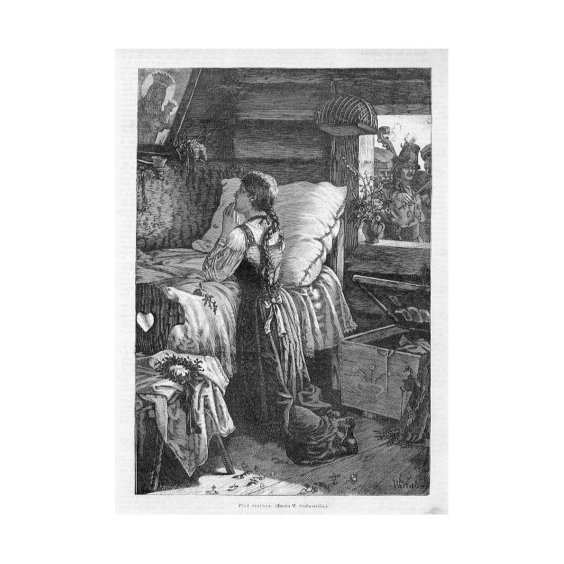 "Před svatbou. (Kresba W. Grabowského.)"