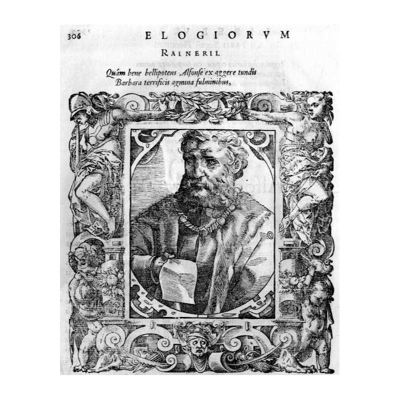 "Alfonsus Ferraiæ Princeps."