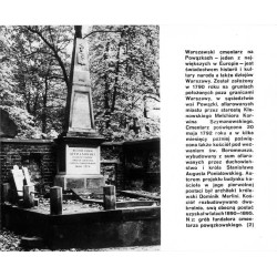 "(2) Cmentarz Powązkowski w Warszawie" / Nagrobek Melchiora Korwina Szymanowskiego