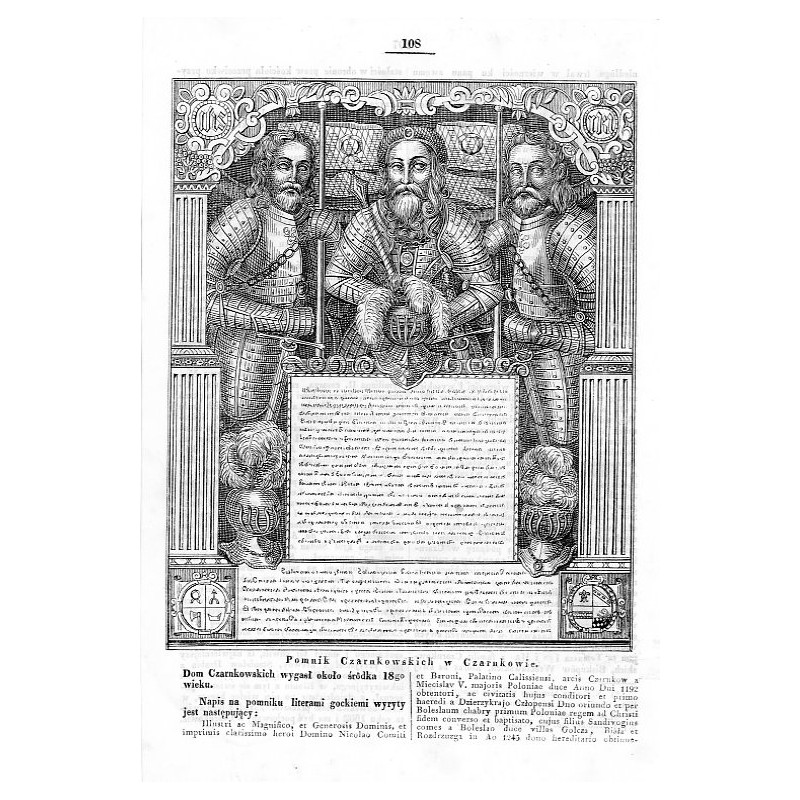 "Pomnik Czarnkowskich w Czarnkowie."