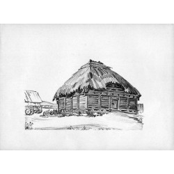 Tabl. 15. Spichlerz na obszarze dworskim w Sadowiu, powiat ostrowski / "TABL. 15. SPICHLERZ NA OBSZARZE DWORSKIM W SADOWIU, POWI