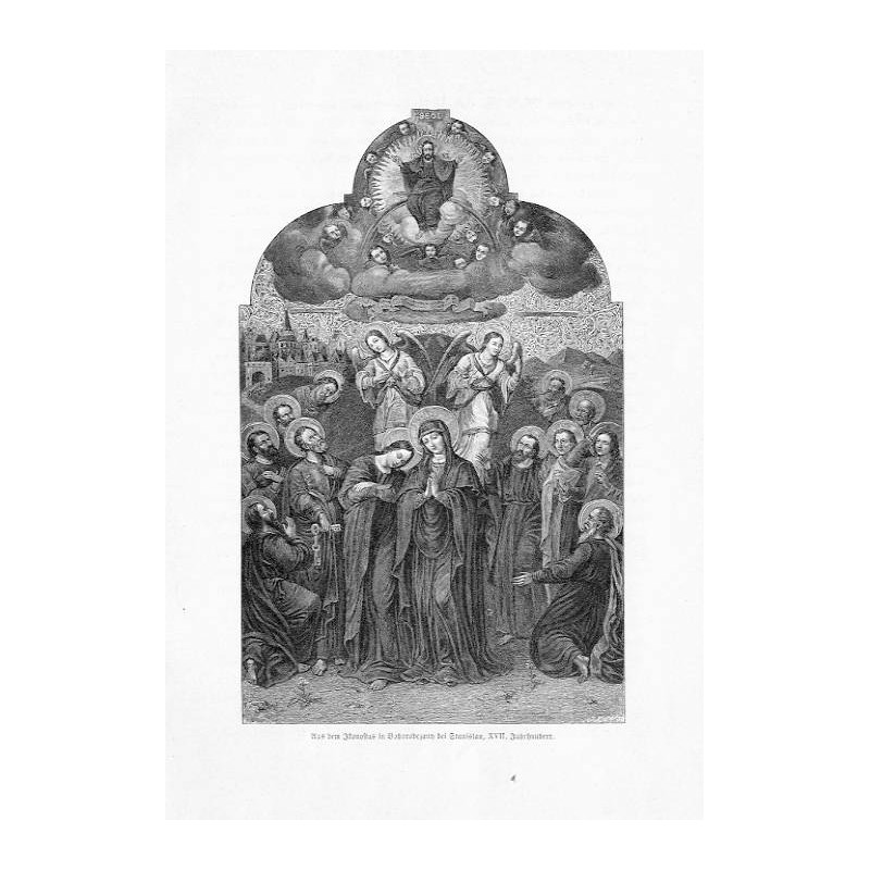 "Aus dem Ikonostas in Bohorodczany bei Stanislau, XVII. Jahrhundert."