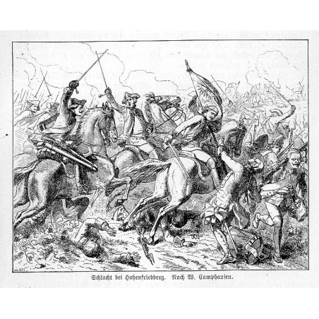 "Schlacht bei Hohenfriedberg. Nach W. Camphausen."