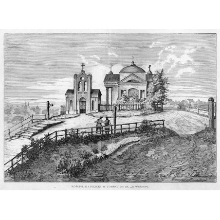 Kościół w Tomsku / "KOŚCIÓŁ W TOMSKU. Rysował F. Brzozowski [...]"