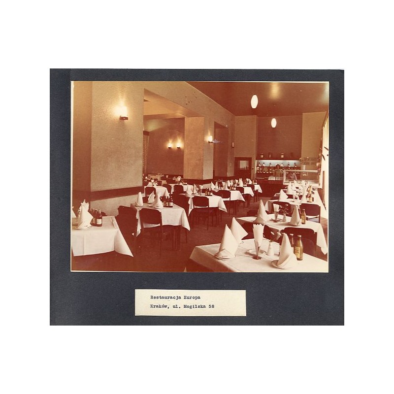 "Restauracja Europa / Kraków, ul. Mogilska 58"