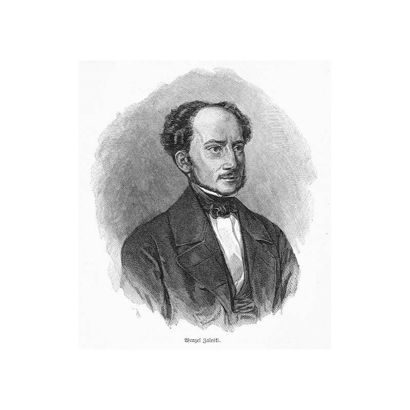"Wenzel Zaleski" ("Wenzel Zaleski (Pseudonym: Wacław z Oleska) nach dem Aquarell, von A. Reichan")