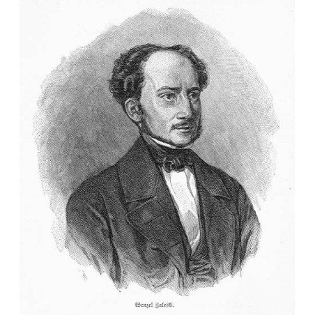 "Wenzel Zaleski" ("Wenzel Zaleski (Pseudonym: Wacław z Oleska) nach dem Aquarell, von A. Reichan")