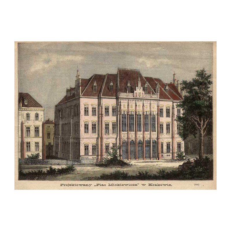 "Projektowany "Plac Mickiewicza" w Krakowie. (144)"