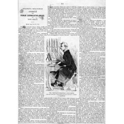 "TYP PROWINCYONALNEGO ORGANISTY. (Rysował Franciszek Kostrzewski drzeworyt z pracowni J. Styfiego i A. Regulskiego.)"