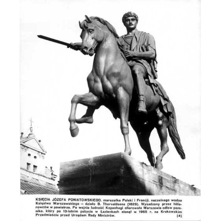"POMNIKI WARSZAWY. Cz. 1. (4) KSIĘCIA JÓZEFA PONIATOWSKIEGO"