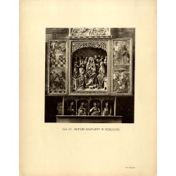 Ołtarz szafiasty w Kościanie / "TAB. XV. OŁTARZ SZAFIASTY W KOŚCIANIE."