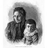"Großmutter und Enkel, armenische Typen aus Kuty."