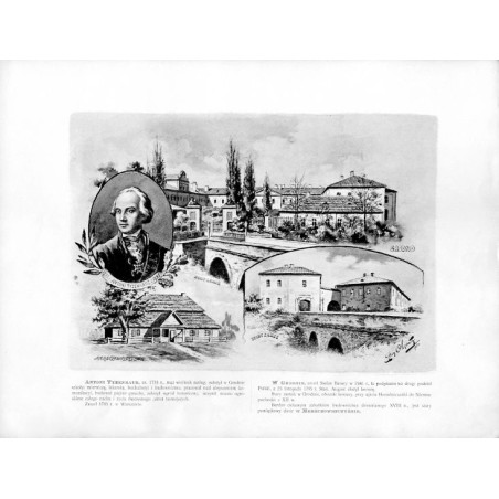 Grodno Nowy Zamek Stary Zamek Antoni Tyzenhaus 1733-1785 Mereczowszczyzna / "GRODNO NOWY ZAMEK 1733. - ANTONI TYZENHAUS. - 178