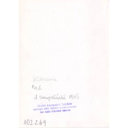 "Kanonie Nr 6. L. Sempoliński 1945. 102269"