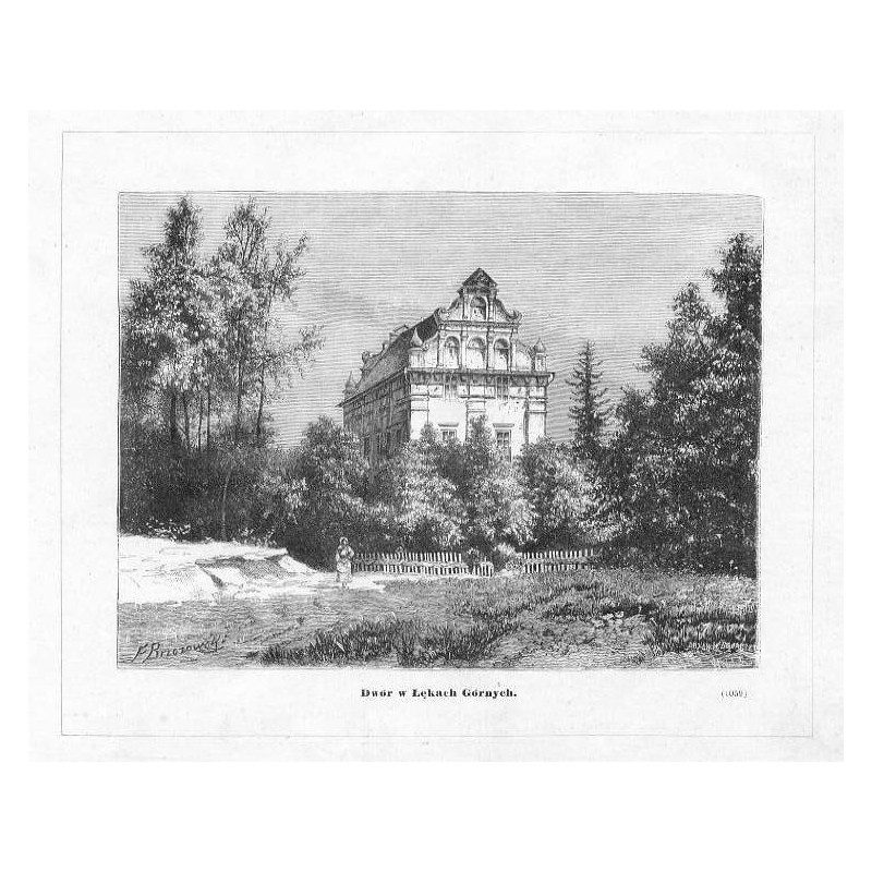 "Dwór w Łękach Górnych. (1059)"