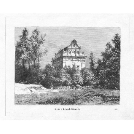 "Dwór w Łękach Górnych. (1059)"