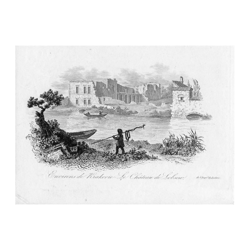 "Environs de Krakovie - Le Chateau de Lobsow."