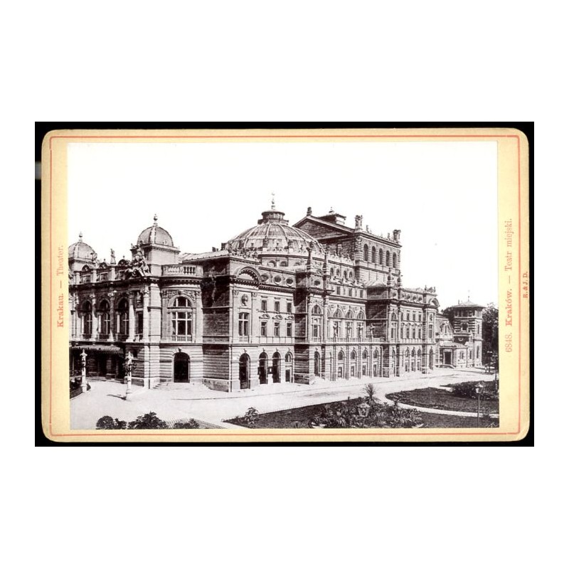 "6848. Kraków. - Teatr miejski. Krakau. - Theater."
