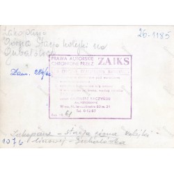 "Zakopane - Stacja górna kolejki linowej - Gubałówka 26-1185 Zam. 284/62 1076 61"