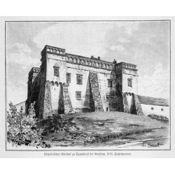 "Altpolnischer Edelhof zu Szymbark bei Grybów, XVI. Jahrhundert."