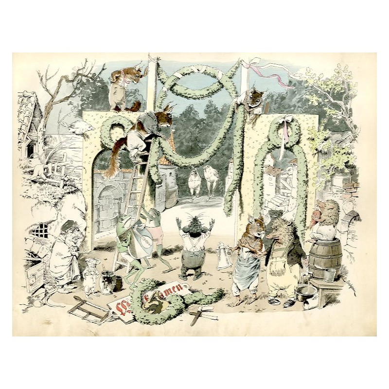 Die Ehrenforte (Brama honorowa) / "III. DIE EHRENPFORTE."