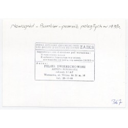 "Nowogród - Bunkier-pomnik poległych w 1939r. 367"