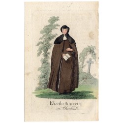 Elżbietanka / "Elisabethinerin im Chorkleide."